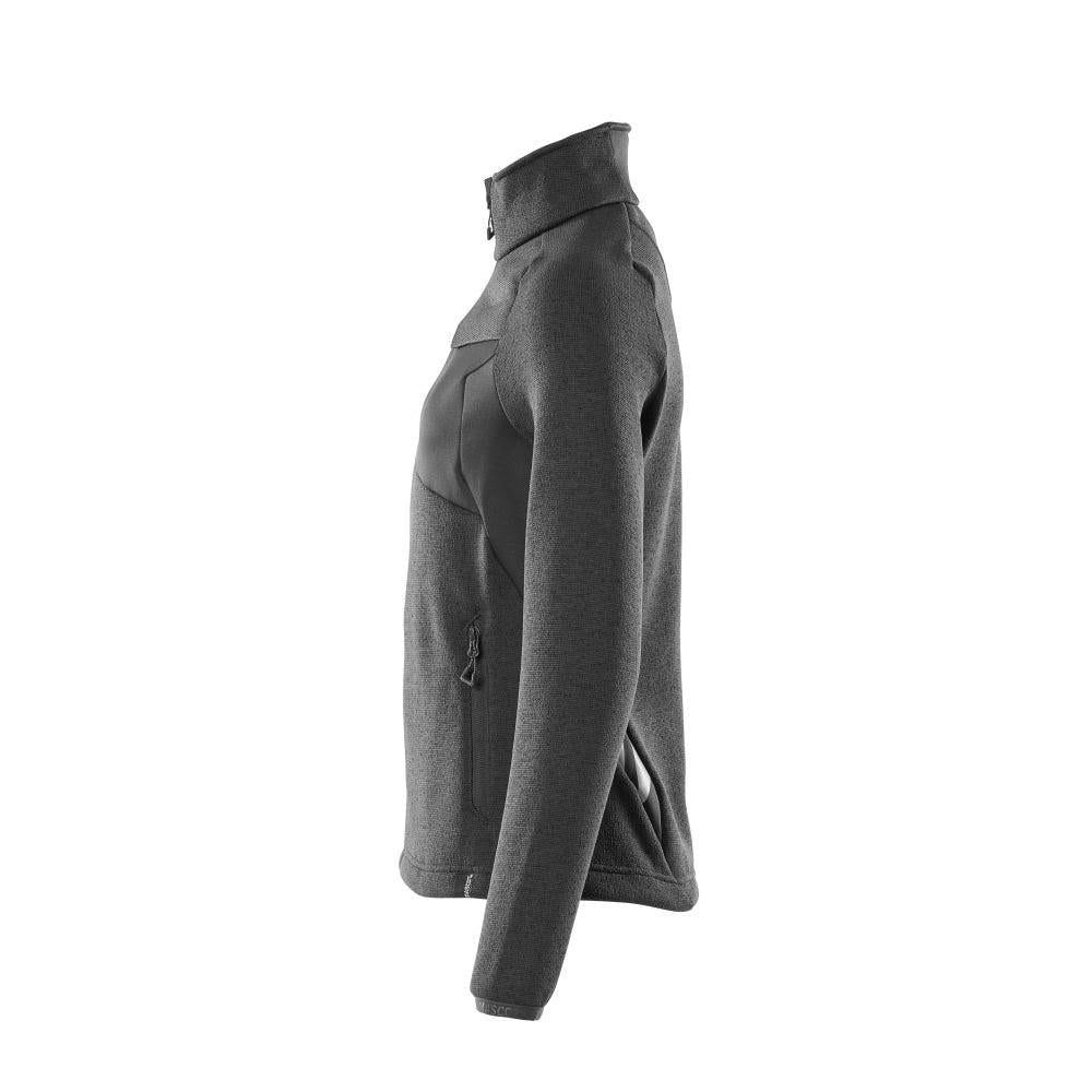 Maglione lavorato a maglia con cerniera, cardigan da donna