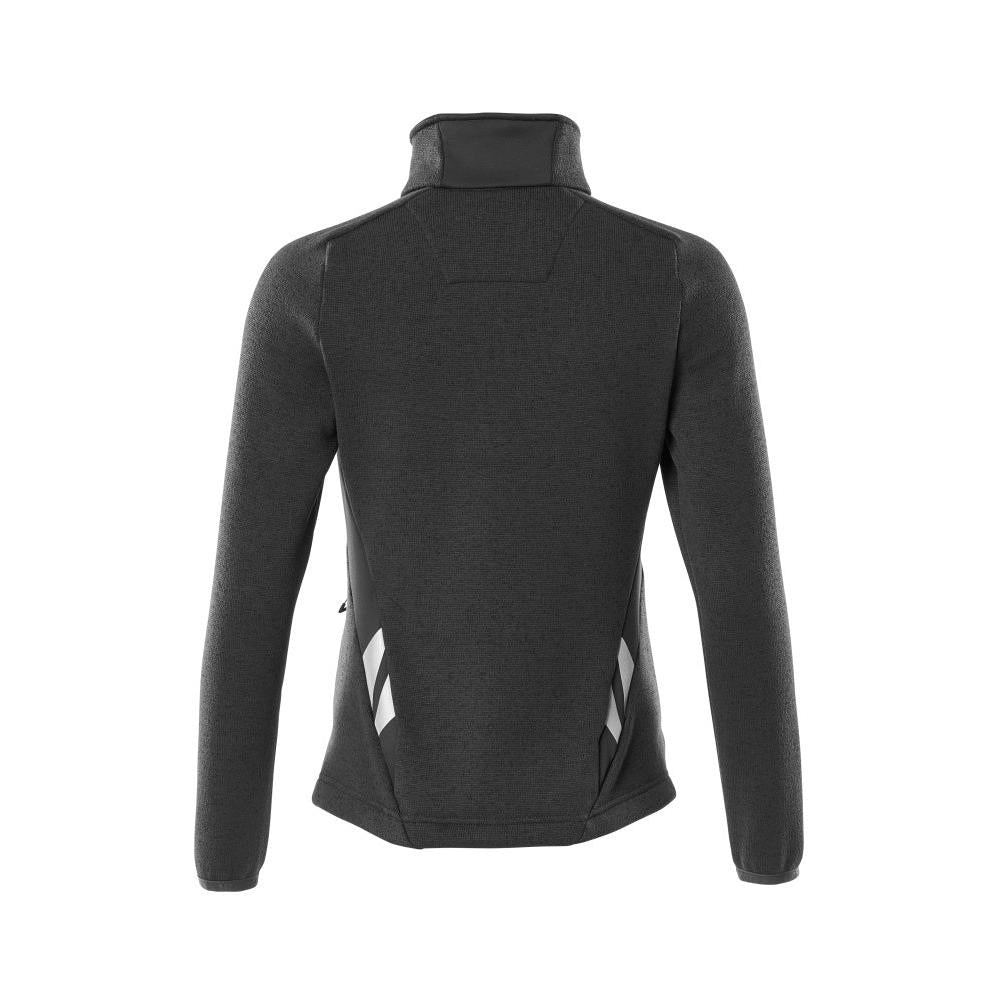 Maglione lavorato a maglia con cerniera, cardigan da donna