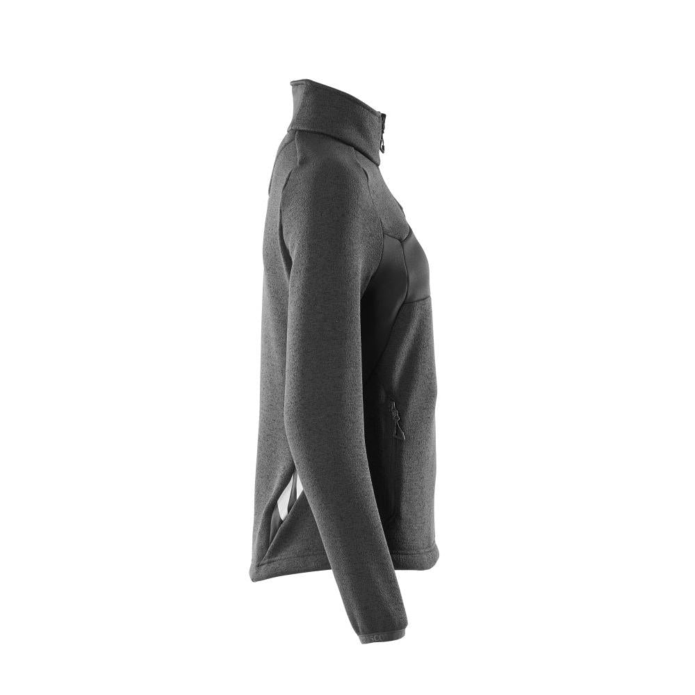 Maglione lavorato a maglia con cerniera, cardigan da donna