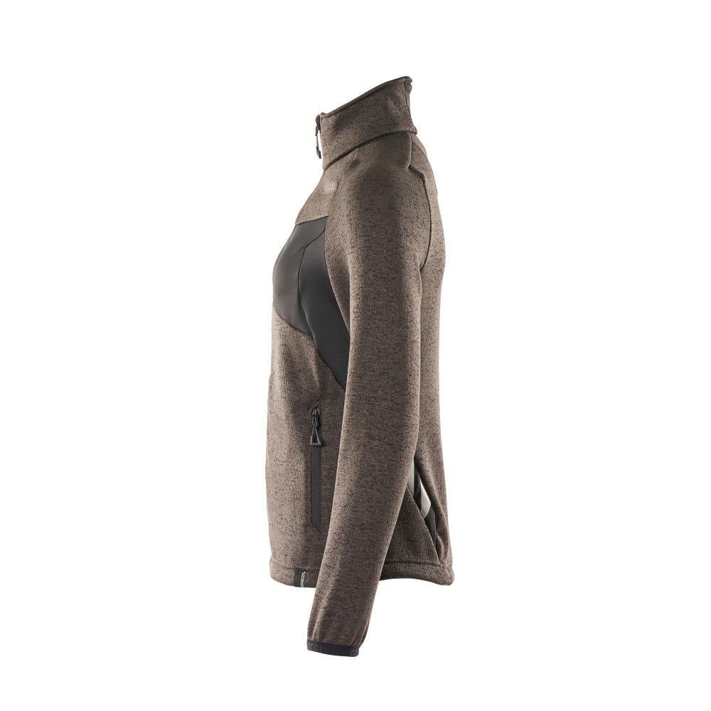 Maglione lavorato a maglia con cerniera, cardigan da donna