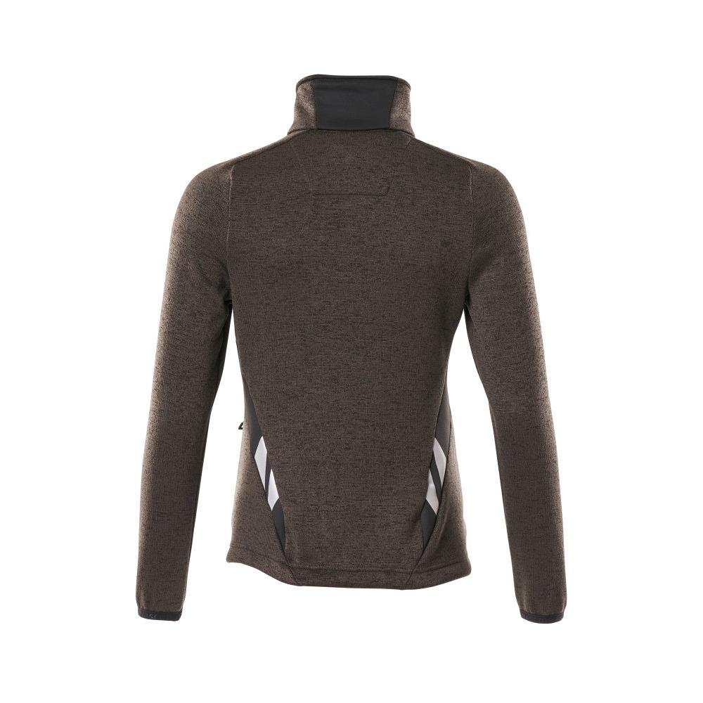 Maglione lavorato a maglia con cerniera, cardigan da donna