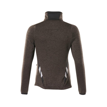 Maglione lavorato a maglia con cerniera, cardigan da donna