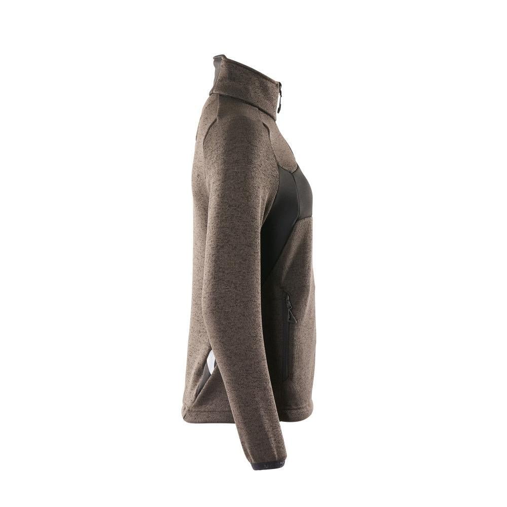 Maglione lavorato a maglia con cerniera, cardigan da donna