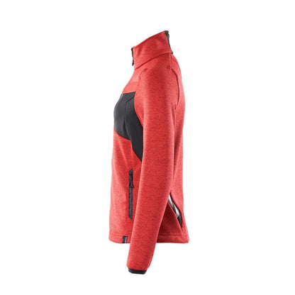 Maglione lavorato a maglia con cerniera, cardigan da donna
