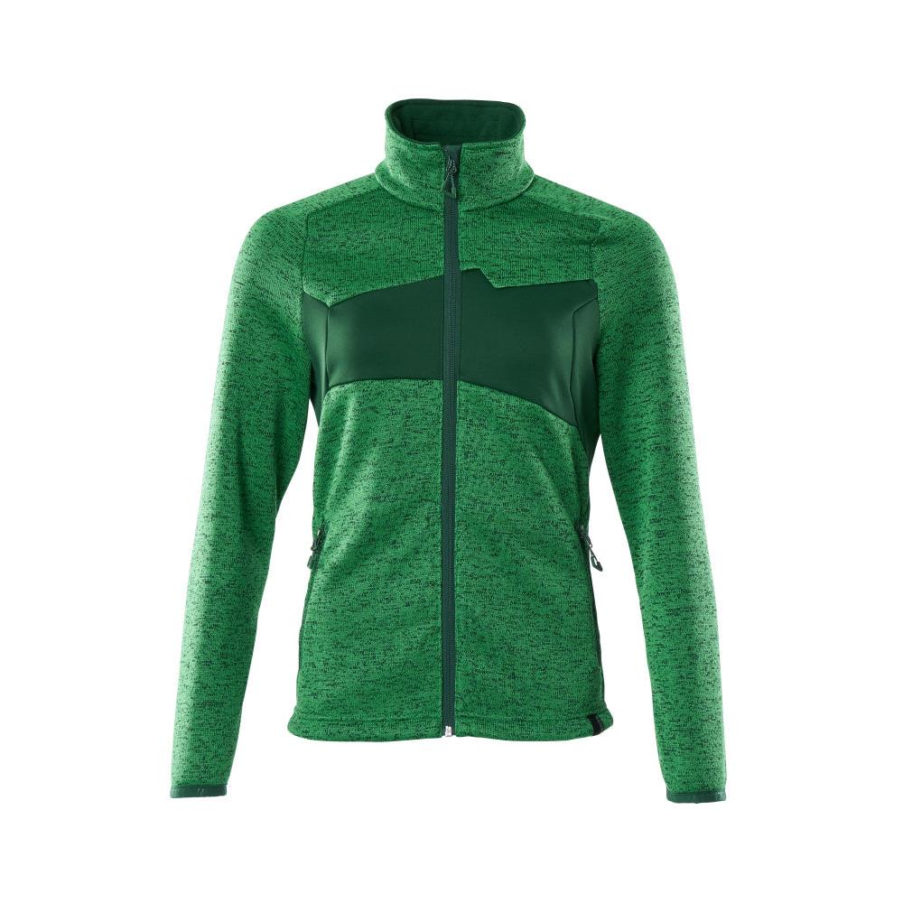 Maglione lavorato a maglia con cerniera, cardigan da donna