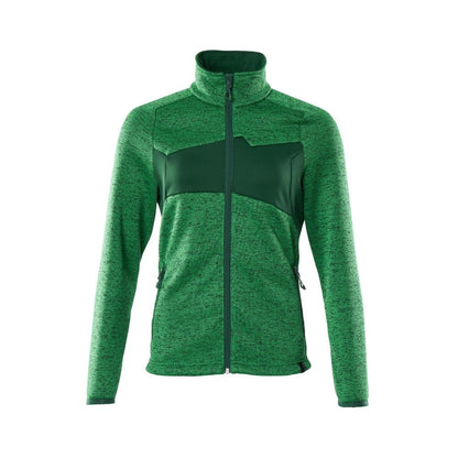 Maglione lavorato a maglia con cerniera, cardigan da donna