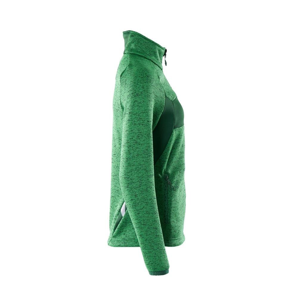 Maglione lavorato a maglia con cerniera, cardigan da donna