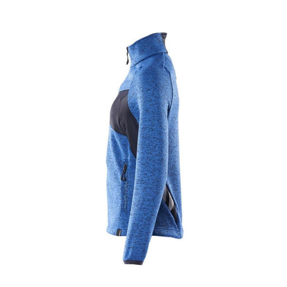 Maglione lavorato a maglia con cerniera, cardigan da donna