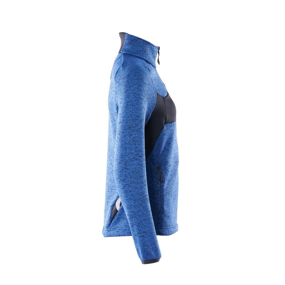 Maglione lavorato a maglia con cerniera, cardigan da donna