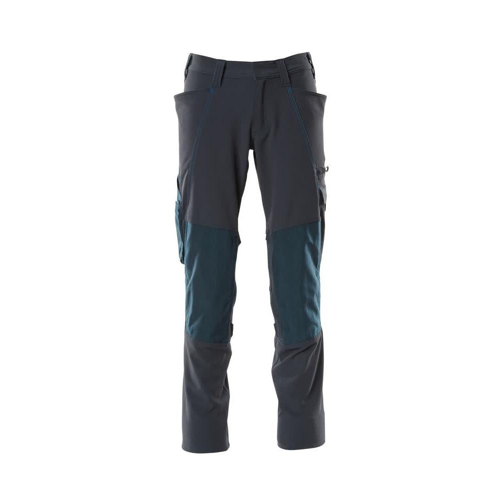 Pantaloni, tasche al ginocchio, pantaloni ULTIMATE STRETCH, nero-blu