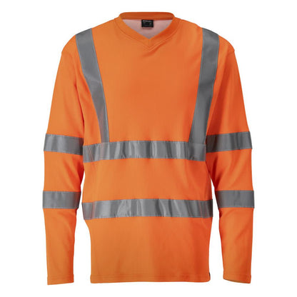 T-Shirt, V-Ausschnitt, lange Ärmel T-shirt
