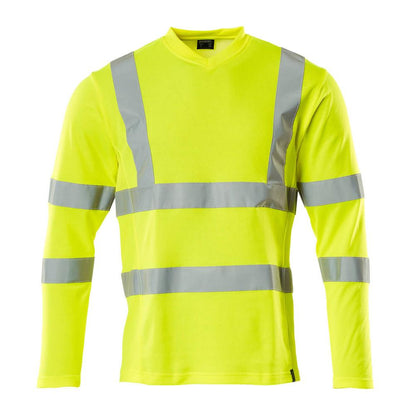 T-Shirt, V-Ausschnitt, lange Ärmel T-shirt