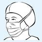 Maschera Foliodress antispruzzo | Confezione (40 pezzi)