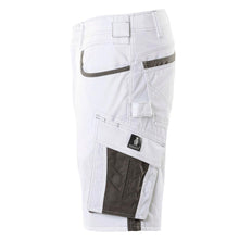 Short, short léger, blanc/anthracite foncé