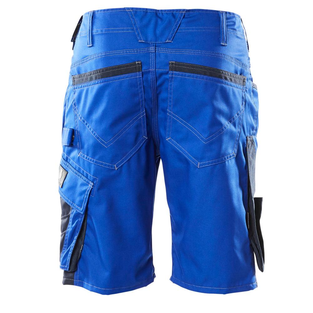Short, short léger, bleu maïs/bleu noir
