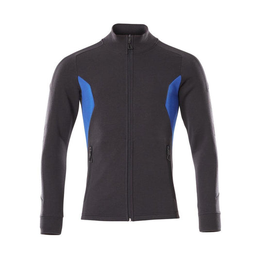 Sweatshirt mit Reißverschluss,modern Fit Sweatshirt mit Reißverschluss