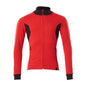 Sweatshirt mit Reißverschluss,modern Fit Sweatshirt mit Reißverschluss