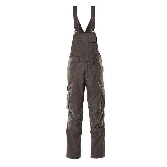 Salopette, poches genoux, empiècements stretch Salopette, anthracite foncé