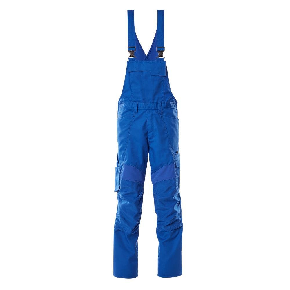 Latzhose, Knietaschen, Stretch-Einsätze Latzhose, azurblau