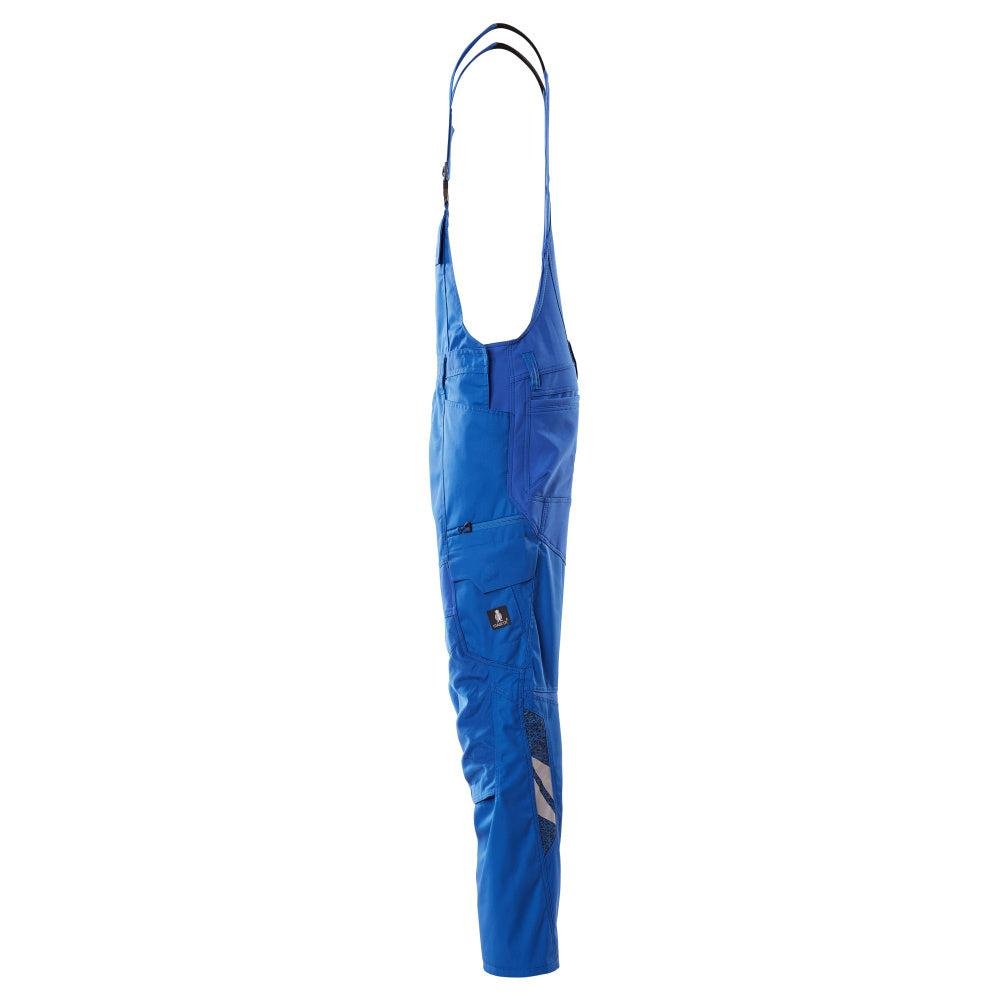 Latzhose, Knietaschen, Stretch-Einsätze Latzhose, azurblau