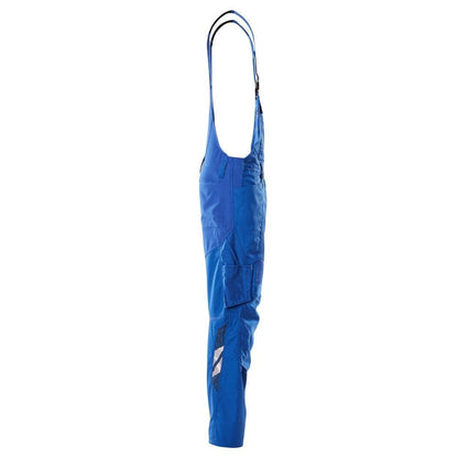 Latzhose, Knietaschen, Stretch-Einsätze Latzhose, azurblau