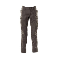 Pantalon, poches cuisses, pantalon empiècements stretch, anthracite foncé