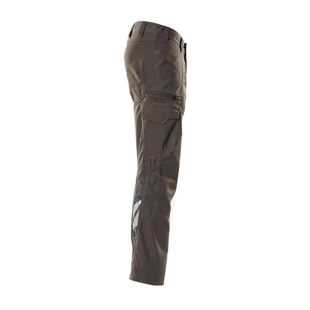Pantaloni, tasche sulle cosce, pantaloni con inserti stretch, antracite scuro