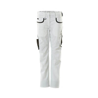 Pantalon, femme, perle, pantalon bicolore