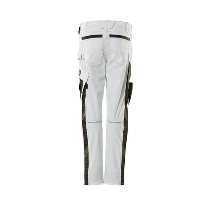 Trousers, women, pearl, two-tone trousers