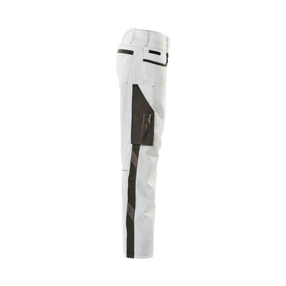 Trousers, women, pearl, two-tone trousers