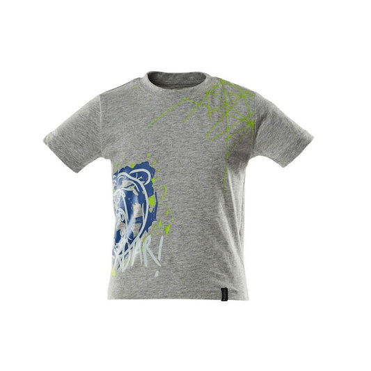 T-shirt per bambini, con stampa T-shirt per bambini, grigio mélange