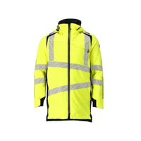Parka doublure CLIMASCOT®, parka légère, jaune haute visibilité/noir-bleu