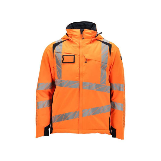 Winterjacke CLIMASCOT®, geringes Gewicht Winterjacke, hi-vis orange/schwarzblau