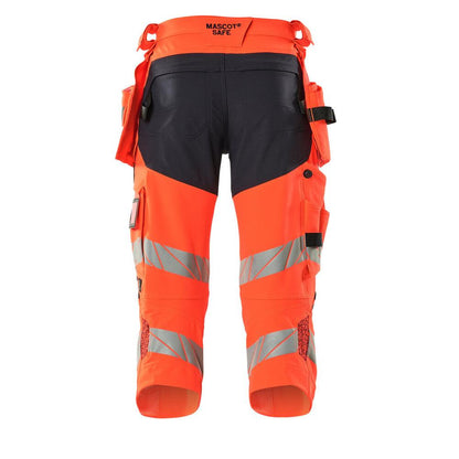 Dreiviertel-Hose, Hängetaschen, Stretch Dreiviertel-Hose