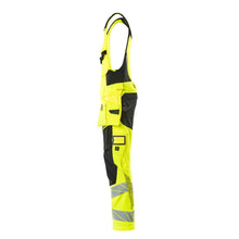 Kombihose, Hängetaschen,ULTIMATE STRETCH Kombihose, hi-vis gelb/schwarz
