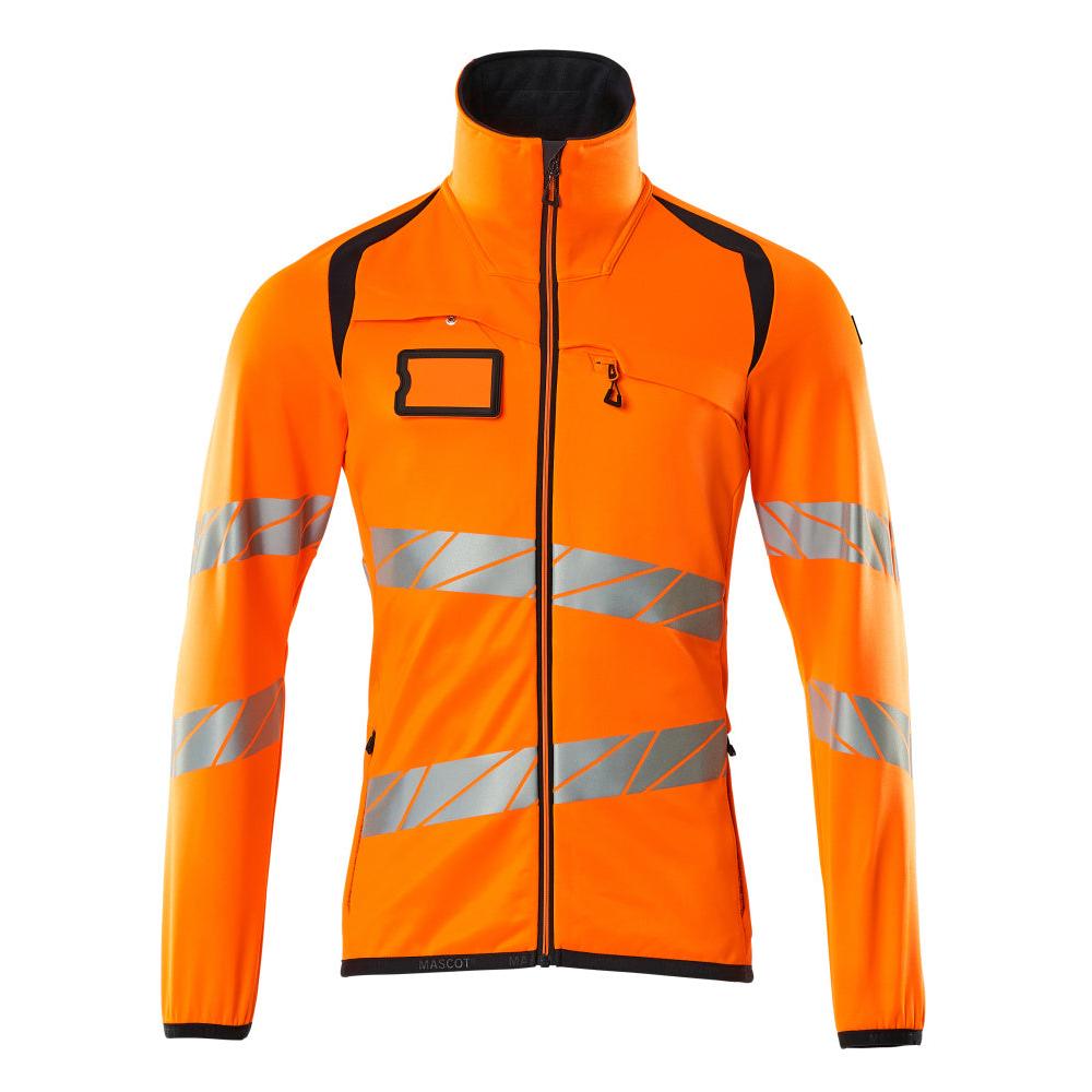 Fleecepullover mit Reißverschluss Microfleecejacke