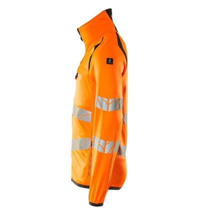 Fleecepullover mit Reißverschluss Microfleecejacke