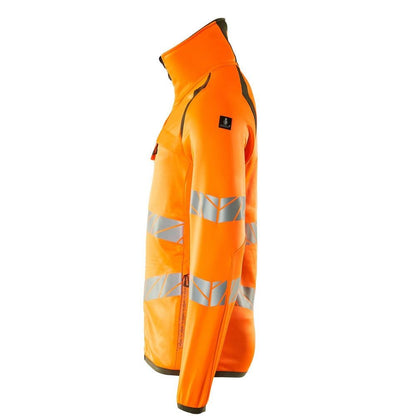 Fleecepullover mit Reißverschluss Microfleecejacke
