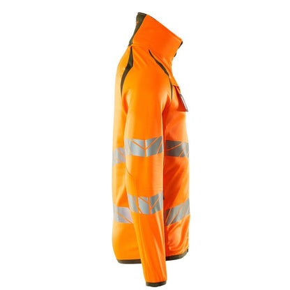 Fleecepullover mit Reißverschluss Microfleecejacke
