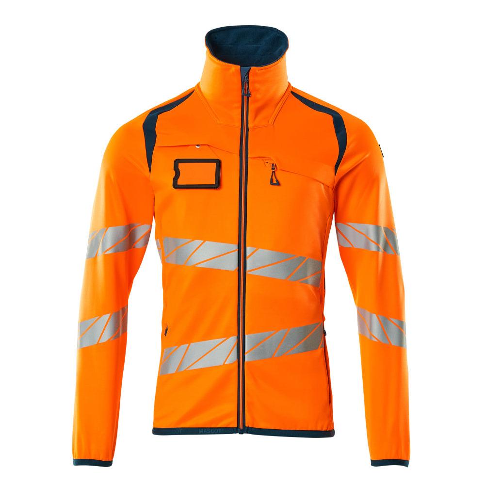 Fleecepullover mit Reißverschluss Microfleecejacke