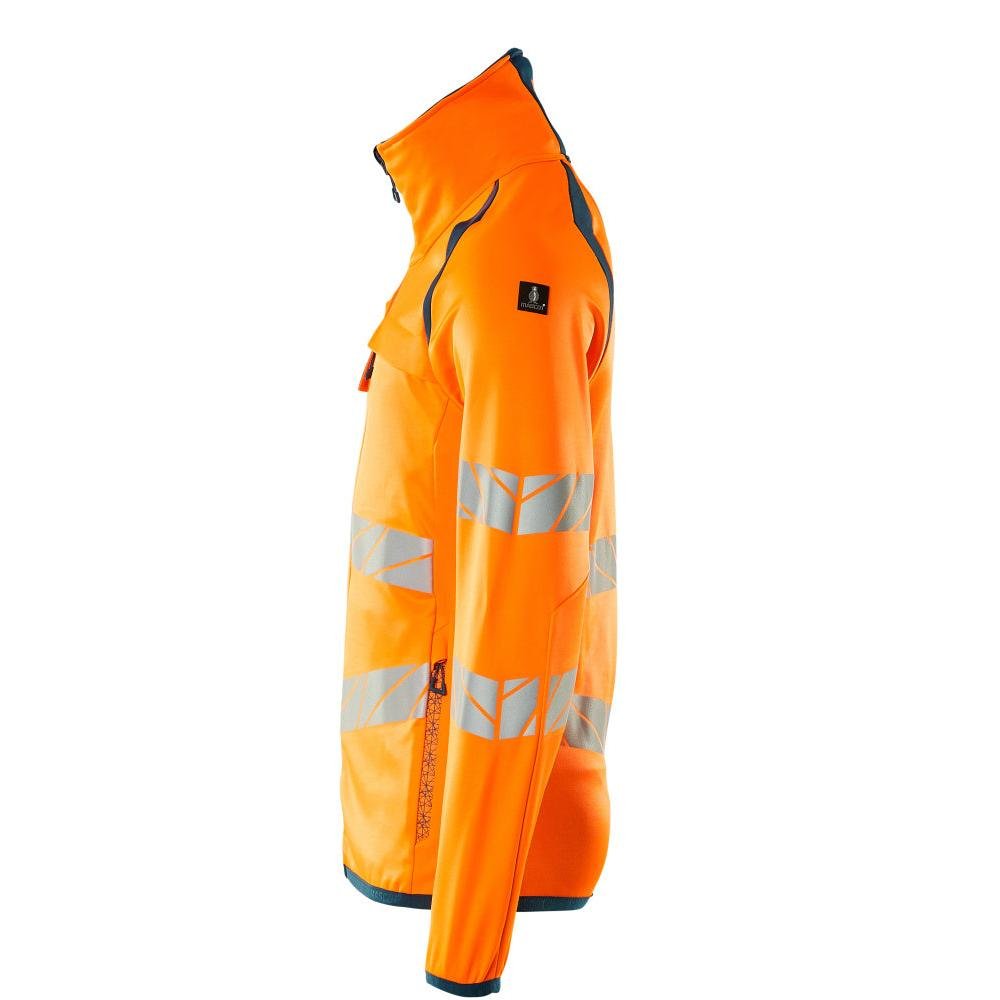 Fleecepullover mit Reißverschluss Microfleecejacke