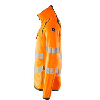 Fleecepullover mit Reißverschluss Microfleecejacke