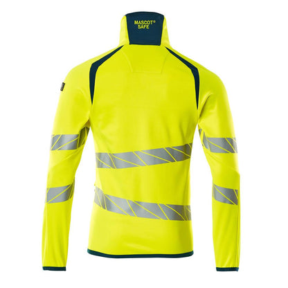 Fleecepullover mit Reißverschluss Microfleecejacke