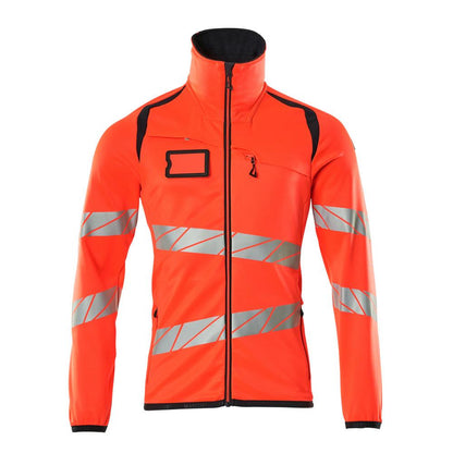 Fleecepullover mit Reißverschluss Microfleecejacke