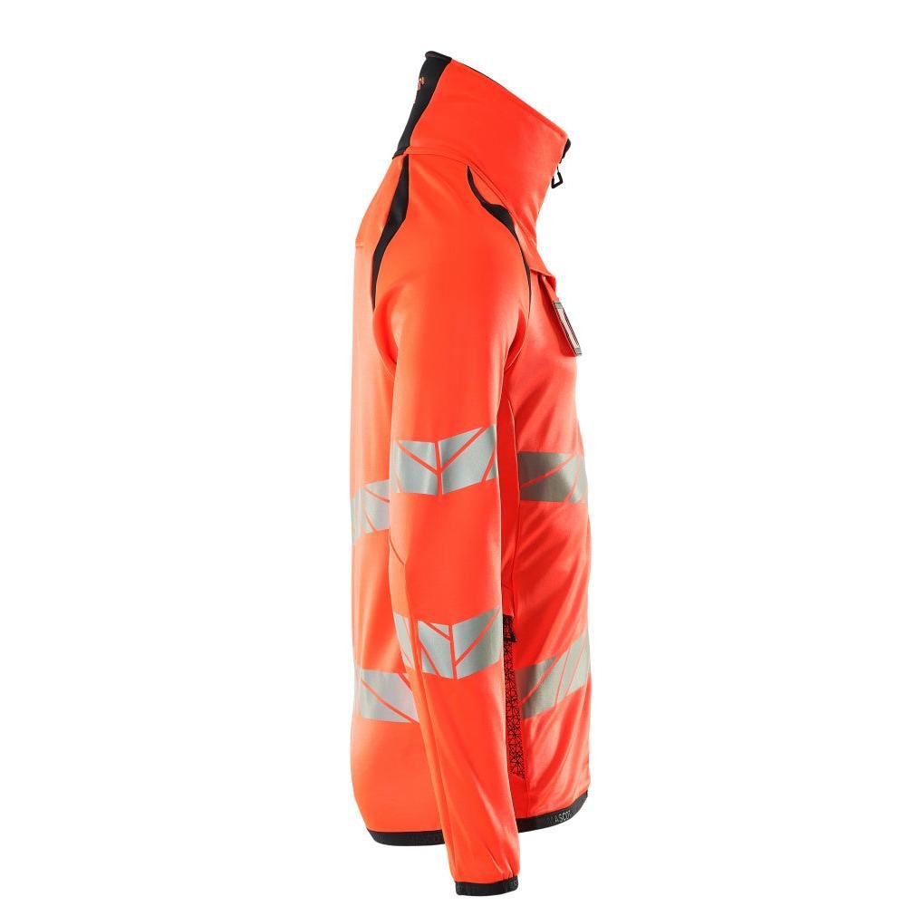 Fleecepullover mit Reißverschluss Microfleecejacke