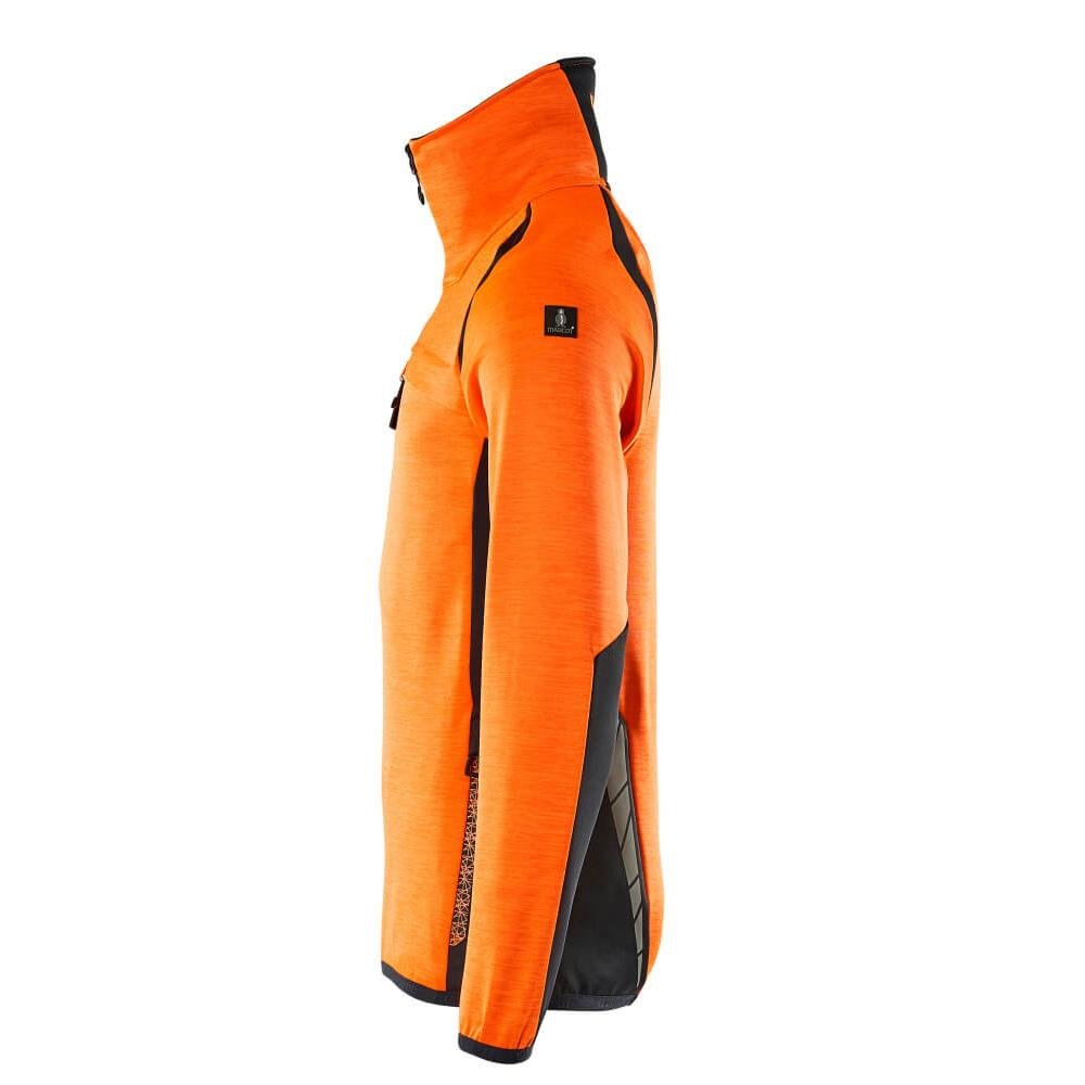Pull polaire avec veste courte zippée en micropolaire