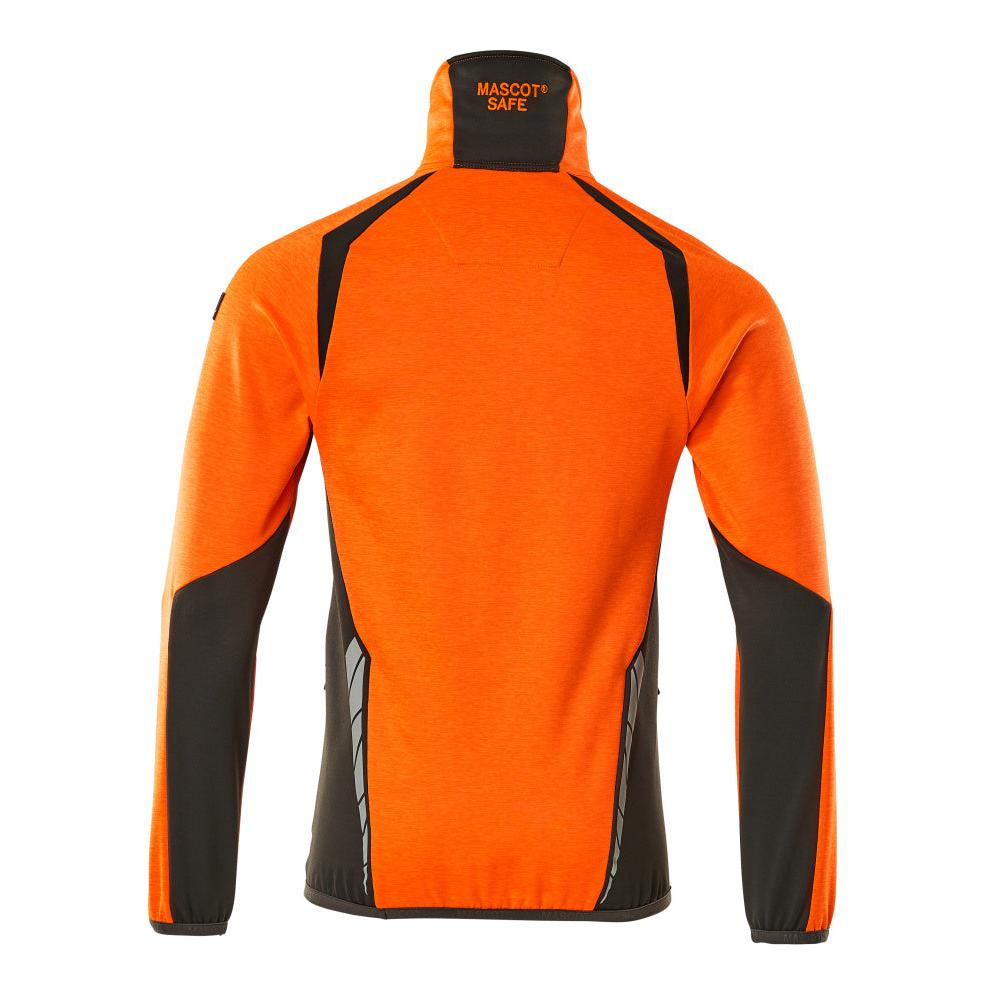 Pull polaire avec veste courte zippée en micropolaire