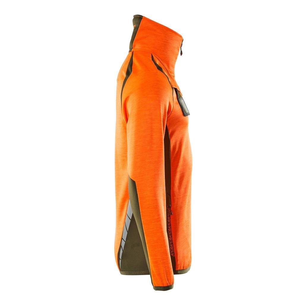 Pull polaire avec veste courte zippée en micropolaire
