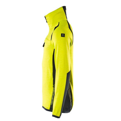 Pull polaire avec veste courte zippée en micropolaire