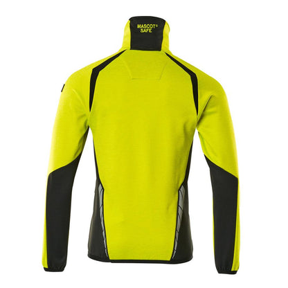 Pull polaire avec veste courte zippée en micropolaire